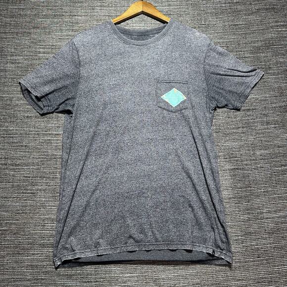 Rip Curl T Shirt Men's M Gray Heather Short Sleeve - Picture 1 of 13